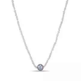 Серебряное колье