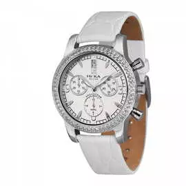 Серебряные часы c фианитами