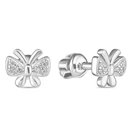 Серебряные Серьги c фианитами