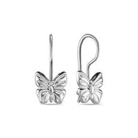 Серебряные Серьги c фианитами