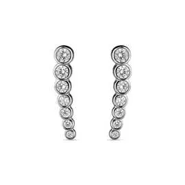 Серебряные Серьги c фианитами