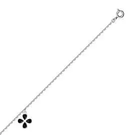 Серебряный браслет c эмалью