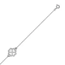 Серебряный браслет c фианитами