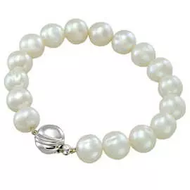 Серебряный браслет c жемчугом
