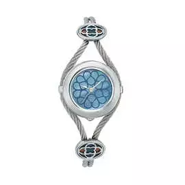 Стальные часы c эмалью