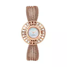 Стальные часы c сваровски