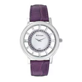 Стальные часы c сваровски