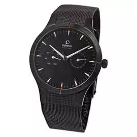 Стальные часы марки obaku