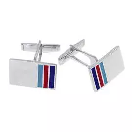 Серебряные запонки c эмалью