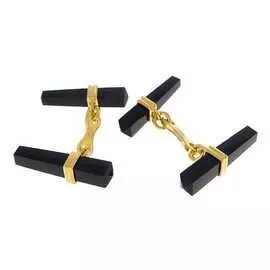 Запонки c ониксами