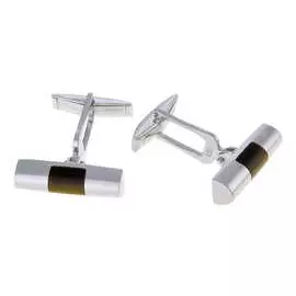 Запонки c тигровым глазом