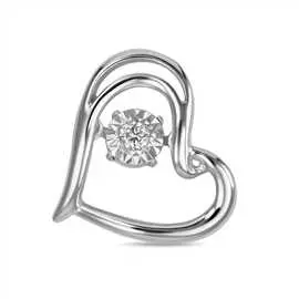 Золотая Колье c бриллиантом