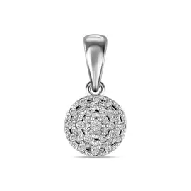 Золотая подвеска c бриллиантами