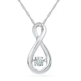 Золотая Подвеска c бриллиантом