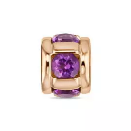 Золотая Подвеска c аметистами