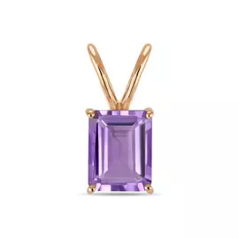 Золотая Подвеска c аметистом