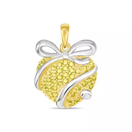 Золотая подвеска c бриллиантами