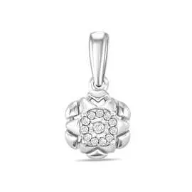 Золотая подвеска c бриллиантами