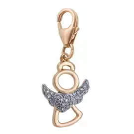 Золотая подвеска c бриллиантами