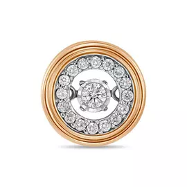 Золотая Подвеска c бриллиантами