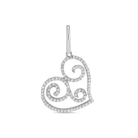 Золотая подвеска c бриллиантами