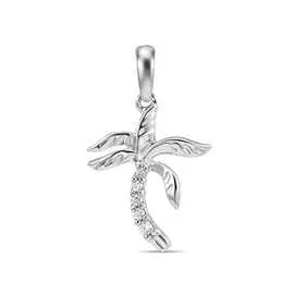 Золотая подвеска c бриллиантами