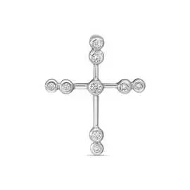 Золотая подвеска c бриллиантами