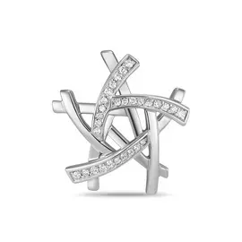 Золотая подвеска c бриллиантами