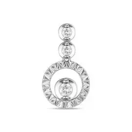 Золотая подвеска c бриллиантами