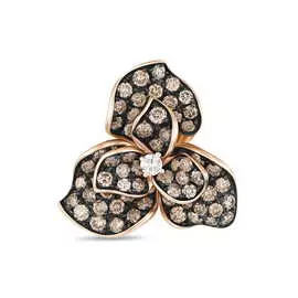 Золотая подвеска c бриллиантами