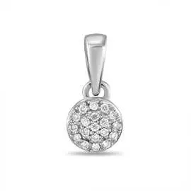 Золотая подвеска c бриллиантами