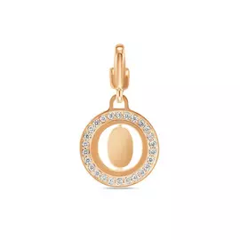 Золотая подвеска c бриллиантами