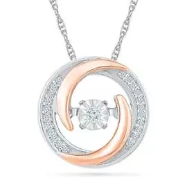 Золотая Подвеска c бриллиантами