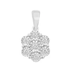 Золотая подвеска c бриллиантами