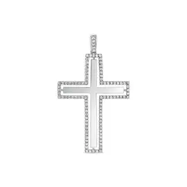 Золотая подвеска c бриллиантами