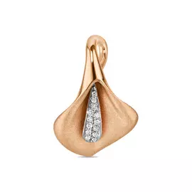 Золотая Подвеска c бриллиантами