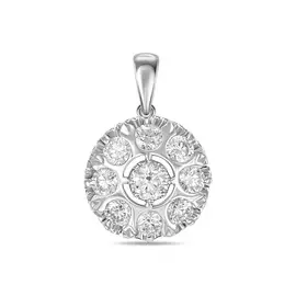 Золотая Подвеска c бриллиантами