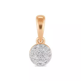 Золотая Подвеска c бриллиантами