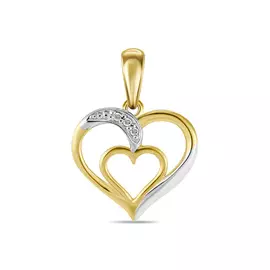 Золотая Подвеска c бриллиантами