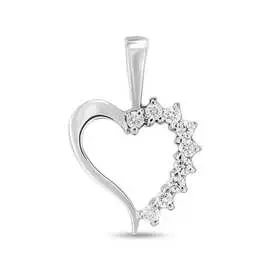 Золотая подвеска c бриллиантами