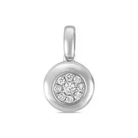 Золотая подвеска c бриллиантами