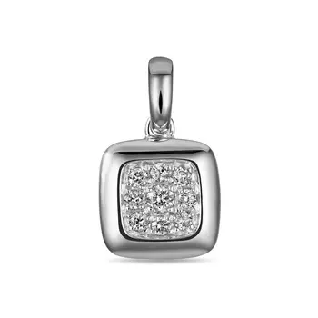 Золотая подвеска c бриллиантами