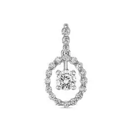 Золотая подвеска c бриллиантами