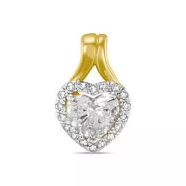 Золотая подвеска c бриллиантами