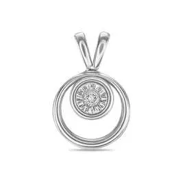 Золотая подвеска c бриллиантом