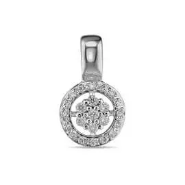 Золотая подвеска c бриллиантами