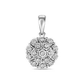 Золотая подвеска c бриллиантами