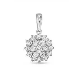 Золотая подвеска c бриллиантами