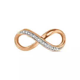 Золотая подвеска c бриллиантами