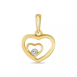 Золотая Подвеска c бриллиантом